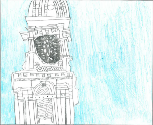 Architecture by Children Drawing Contest Winner, Northwest Region, K-3: Hayden Lowenberg, Dubuque