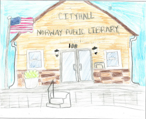Architecture by Children Drawing Contest Winner, Southeast Region, 4-6: Kaitlyn Ballard, Iowa
